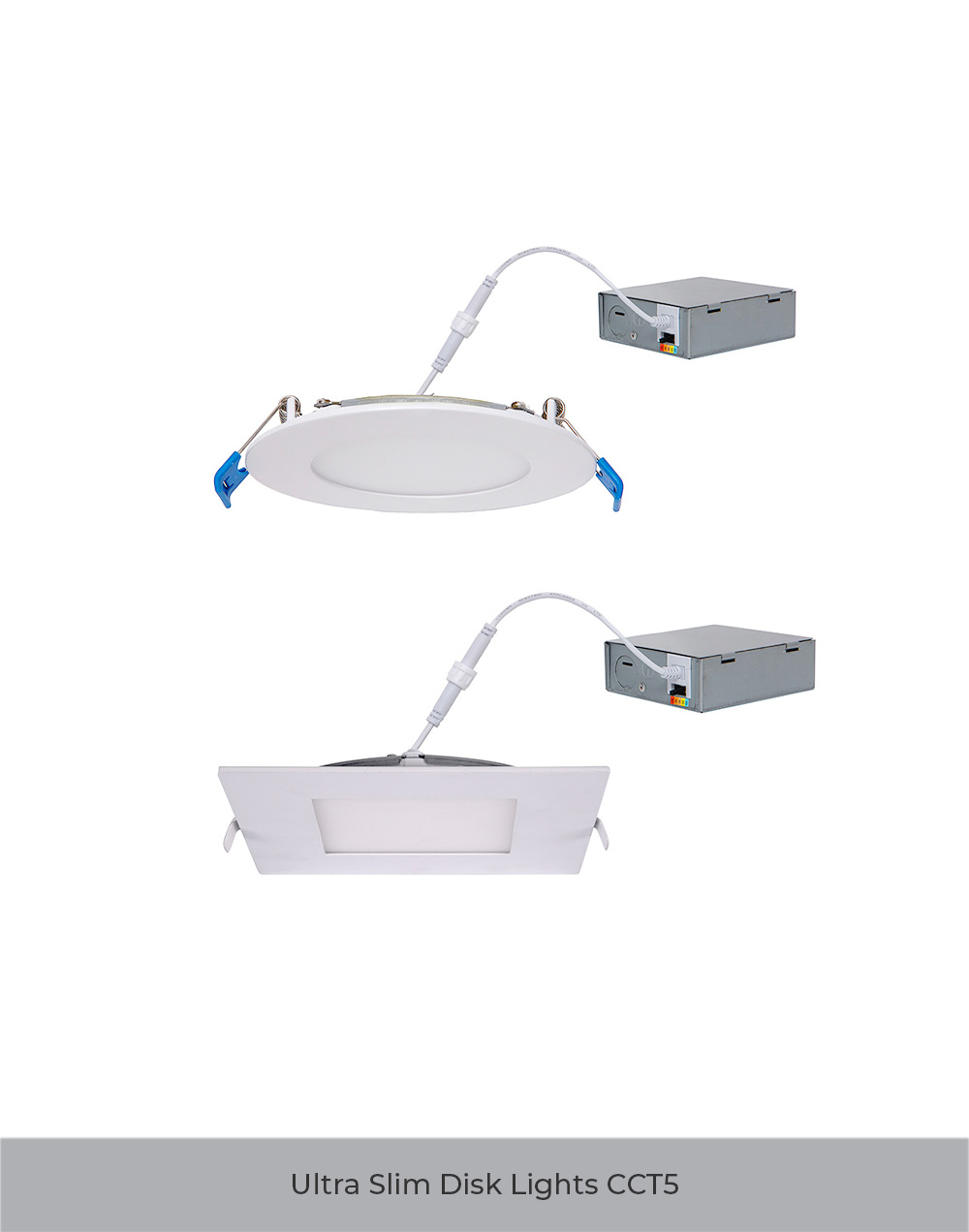 naturaLED Ultra Slim Disk Lights CCT5