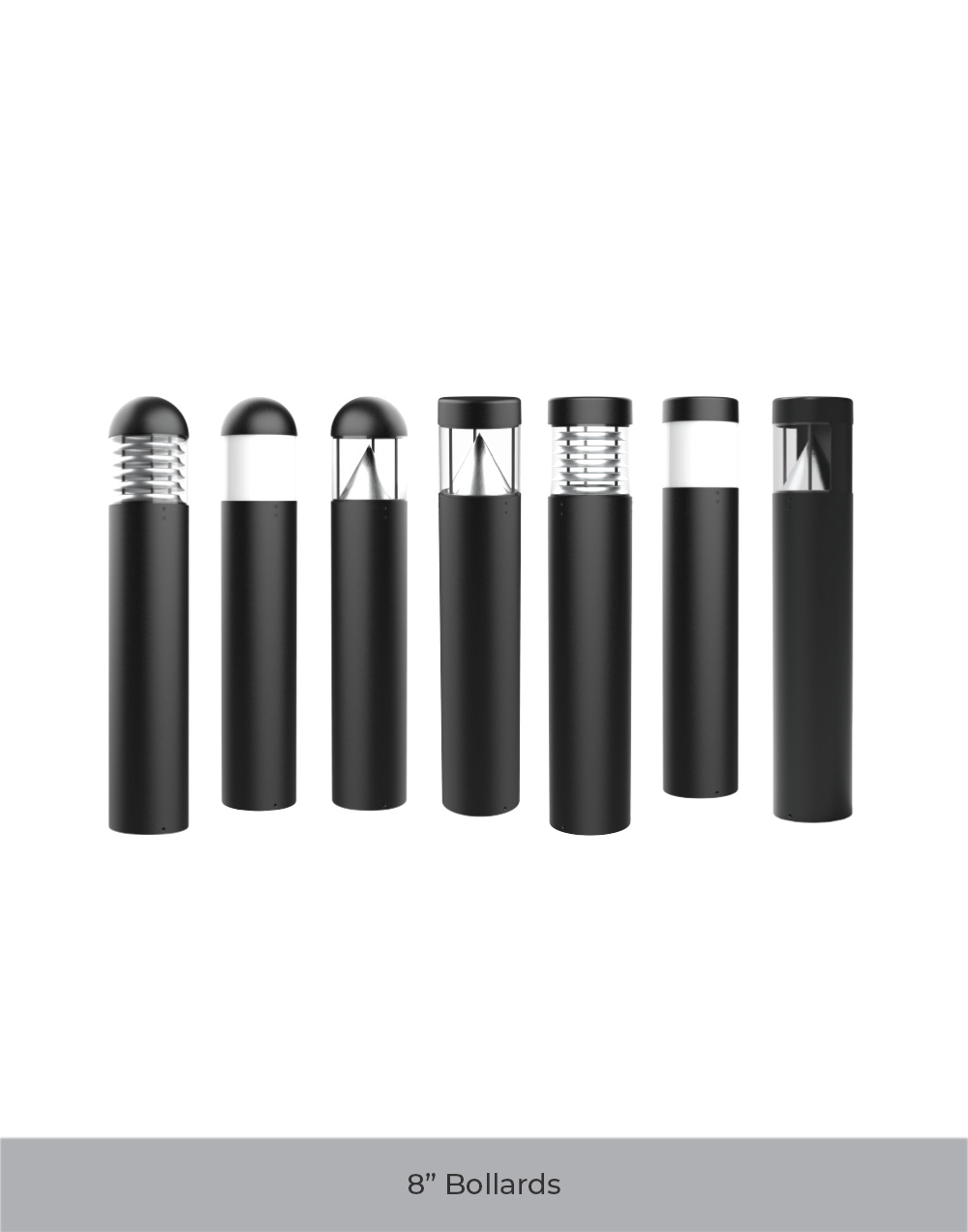 naturaLED 8-inch Bollards
